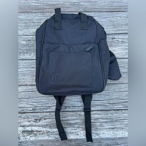 BEIS Expandable Backpack (Black)